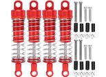 4Pz/Set - Ammortizzatore In Lega Di Alluminio, Accessori Per Mn 1/12 D90 Rc.