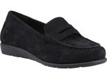 Hush Puppies - Scarpe Basse "Shelby"" Da Donna, In Pelle Scamosciata FS12281 (42 Eu) (Nero)"