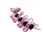 Inf Stendibiancheria Da Viaggio Portatile Con Clip, Lunghezza Regolabile