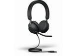 Jabra 24089-999-999 Jabra Evolve2 40 Ms Stereo Headset Schwarz USB-A