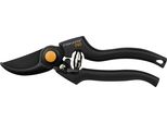 Fiskars Forbici Bypass Per Rami E Ramoscelli Freschi - Rivestimento Antiaderente - Lame In Acciaio Di Alta Qualità - Lunghezza 22,5 Cm - Nero/Arancione - Pro - P90 (1001530)