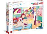 Clementoni Puzzle 60 Maxi Dal Veterinario 26446