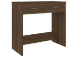 Vidaxl Scrivania Look Rovere Marrone 80X40X75 Cm Materiale A Base Di Legno