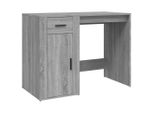 Scrivania Grey Sonoma 100X49X75 Cm Materiale A Base Di Legno