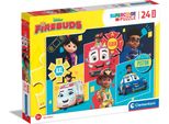 Puzzle Maxi Clementoni 24 Pezzi Supercolor Disney Firebuds