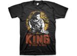 Elvis Presley TričKo The King Of Rock 'N Roll Unisex Nero S