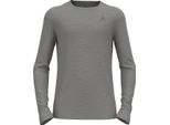 The Natural Merino 200 Crew Neck Base Layer Odlo Steel Grey Melange (10183) S