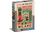Puzzle Cle 1000 Compatto Milano 39842