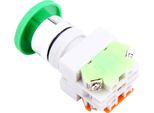 Interruttore Momentaneo A Pulsante A Fungo Verde A Reset Automatico Con Montaggio Da 22 Mm LAY37-11M