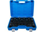 Set Di Bussole Con Attacco Elettrico | Attacco Quadro 20 Mm (3/4") | Bussola Esagonale, Profilo A T (Per Torx) | 22 Pz."