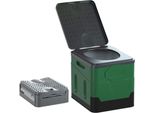 Toilette Da Campeggio Pieghevole, Toilette Da Viaggio Portatile Per Esterni, Campeggio E Auto, Capacità Di Carico Fino A 150 Kg, Verde Militare