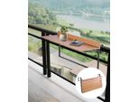 Vevor Tavolo Pensile Per Balconi, 1000 X 345 Mm, Tavolo Pensile Pieghevole Per Balconi, Tavolo Pieghevole Per Ringhiere Esterne, Regolabile A 5 Livelli, Adatto A Ringhiere Da 1 A 5,3 Pollici