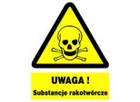 Attenzione Alle Sostanze Radioattive - Cartello 225X275 Cartello Di Avvertimento In Pvc