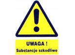 Attenzione ! Sostanze Pericolose - Cartello 225X275 Cartello Di Avvertimento Segno Cartello In Pvc