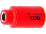 Chiave A Bussola Vde Con Inserto Esagonale | Attacco Quadro 10 Mm (3/8") | Sw 7 Mm"