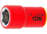 Chiave A Bussola Vde Con Inserto Esagonale | Attacco Quadro 10 Mm (3/8") | Sw 15 Mm"