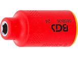 Chiave A Bussola Vde Con Inserto Esagonale | Attacco Quadro 10 Mm (3/8") | Sw 6 Mm"