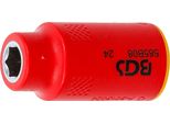 Chiave A Bussola Vde Con Inserto Esagonale | Attacco Quadro 10 Mm (3/8") | Sw 8 Mm"