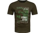 Recea T-Shirt Uomo Manica Corta Fronosilioni Verde M