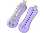 Inf Pesi Viola Per Caviglie/Polsi - Coppia Da 0,6 Kg Per Fitness, Corsa E Allenamento Della Forza