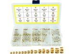 Inf 300 Pz Inserti Filettati Zigrinati In Ottone - Kit Assortimento Inserti Termici