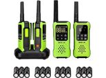 Retevis RT649P Walkie Talkie, Radio, Pmr 446, IP67, Pmr 446, 16 Canali Senza Licenza, Torcia Led, Ctcss/Dcs Vox, Per Surf, Salvataggio In Acqua