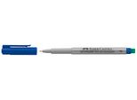 Faber-Castell 151451 Marcatore Per Cd Multimark - Non Permanente, F, Blau