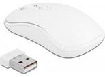 Delock - Tastatur-Und-Maus-Set - Kabellos - 2,4 Ghz - Qwertz - Deutsch - Weiß - Retail (12703)