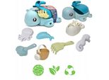 Woopie Green Set Di Sabbia Blu Per Tartarughe 8 Pz. Materiale Biodegradabile