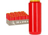 Kristen Candela Novena 9 Giorni - Rosso - Set Di 20 Pezzi
