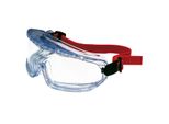 Occhiali Di Sicurezza A Visione Totale V-MAXX En 166 Montatura Chiara, Lenti Chiare Pc 10 Pezzi/Scatola