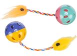 Set RasselbäLle Mit Spielschwanz ø 4 Cm Diverse