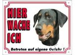 Cartello Di Avvertimento Nobby Doberman 250 X 200 Mm