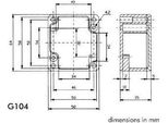 Custodia Pressofusa Sigillata - Alluminio - 64 X 58 X 35 Mm