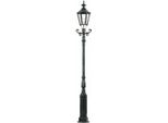 Casa Padrino Lanterna Da Giardino Barocca 42 X 35 X H. 315 Cm - Vari Colori - Luce Da Esterno Resistente Alle Intemperie , Colore:Verde