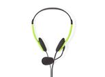 Auricolare Pc | On-Ear | Stereo | 2X 3,5 Mm | Microfono Pieghevole | Verde
