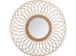 Spiegel 'Rosace' - Rattan D 58 Cm - Atmosphera Interior Designer