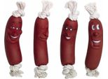 Nobby Vinyl Salsiccia "Classic"" Ordinato Con Corda 18 Cm"