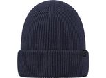 Barts Unisex Beanie - Kinabalu Beanie, Taglia Unica, Tinta Unita Blu Scuro