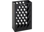 Haku MöBel Portaombrelli Nero - Metallo, L/H/D: 30X48X16 Cm