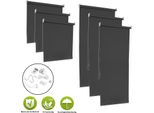 Tolletour Tenda Da Sole Verticale Per Balconi, Tenda Verticale Resistente Ai Raggi Uv, Protezione Dal Vento E Privacy, In Metallo E Poliestere, 180 X 140, Antracite
