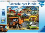 Ravensburger - Veicoli Da Costruzione 100 Pezzi Xxl