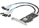 Startech.Com Scheda Sata Pci Express A 8 Porte - Adattatore/Convertitore Pci Express Gen 2 Per Ssd/Hdd Sata 3 Con 4 Controller Host - Scheda Di Espansione Sata Pcie X 4 Gen 2 A Sata Iii 6 Gbps