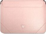Guess Sleeve Gucs16Psatlp 16 RóżOwy/Pink Saffiano Triangle Logo
