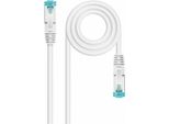 Rj45 Cat7 S/Ftp Cu 0,50M Bianco Nanocable 10.20.1700-W