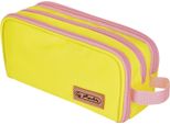Herlitz 300001512 Herlitz Astuccio Doppio Uni, Giallo/Rosa