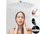 Fiqops Soffione Doccia Soffione Doccia A Pioggia In Acciaio Inox V304 20Cm