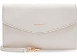 Lazarotti Pelle Pochette Borsa A Tracolla Bologna Leather Clutch Cream Avorio