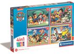 Clementoni Puzzle 4W1 Superkolor Psi Patrol 21513