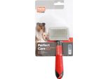 Spazzola Per Cani Karlie Professional - Spazzola Per Cani - S - Gomma - Rosso/Nero - 17X5 Cm